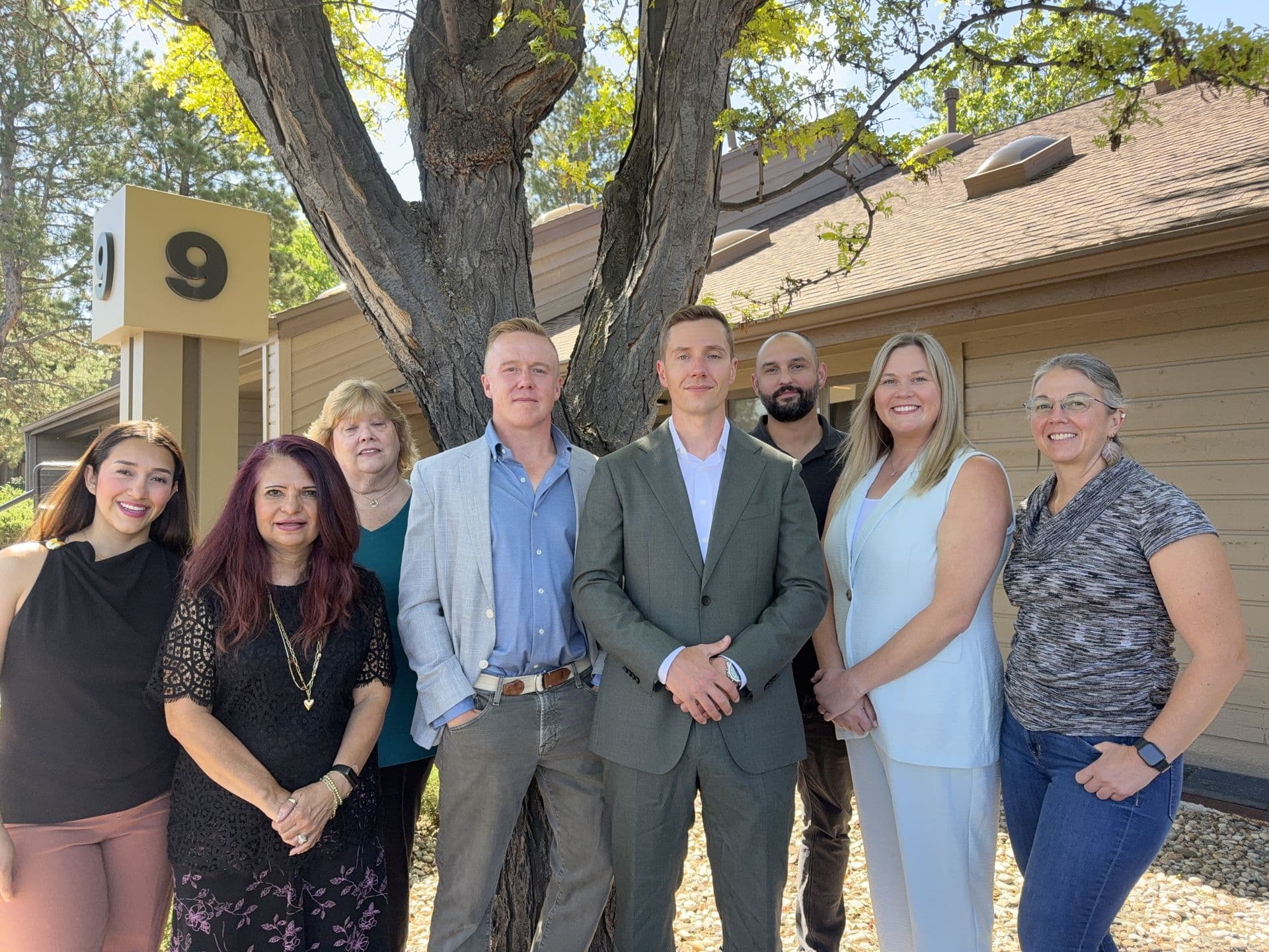 The Bergan & Co team outside their Centennial, Colorado office